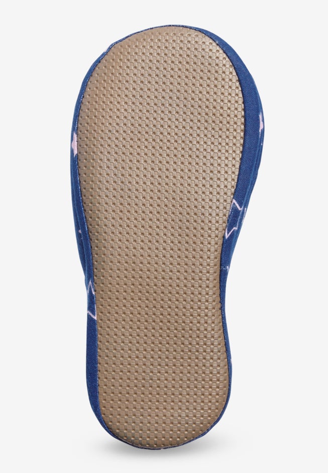 Dreams & Co.&reg; flannel slipper image number 5