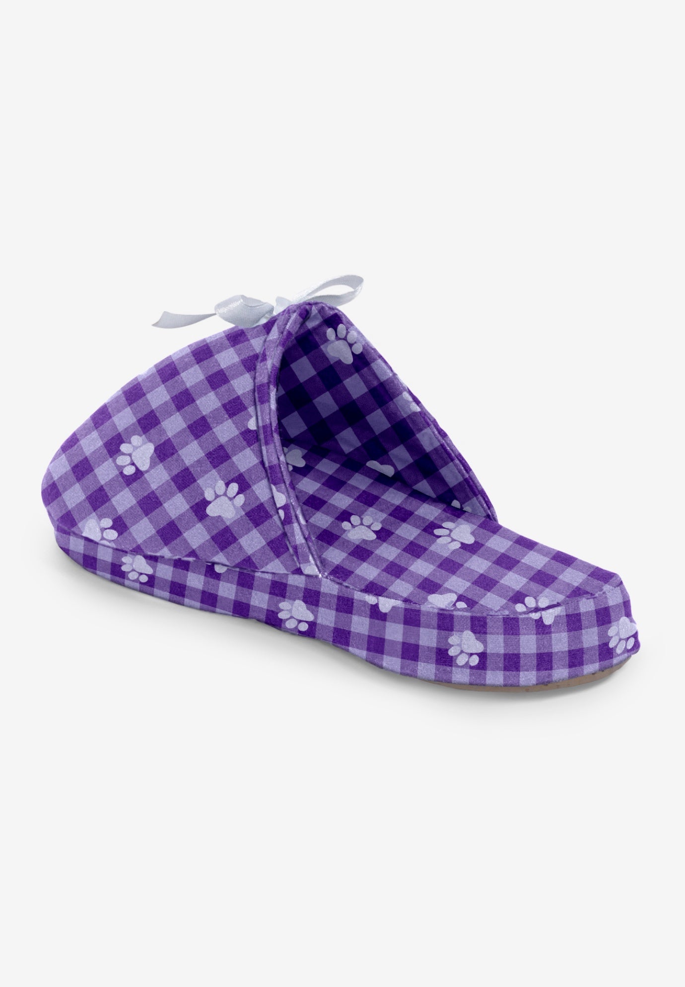 Dreams & Co.&reg; flannel slipper image number 1