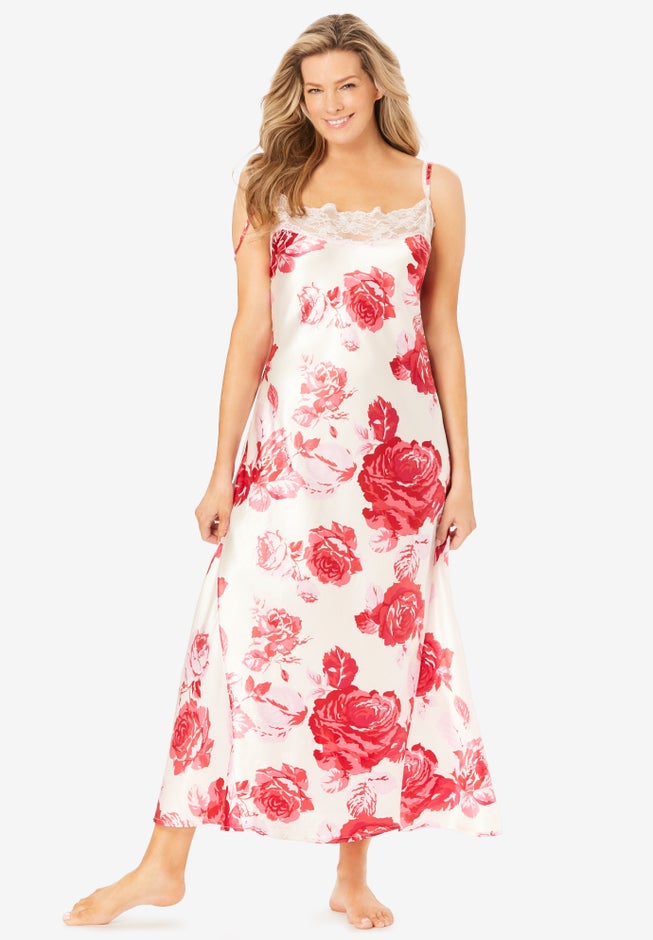 The Luxe Satin Long Peignoir Set image number 4