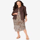 Roll Tab Jacket Dress image number null