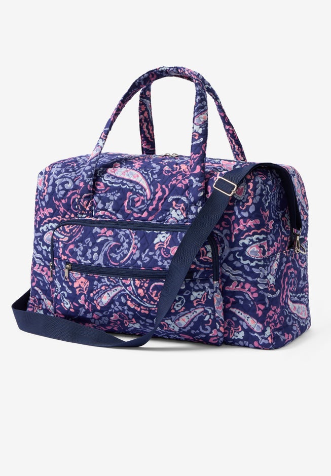 2-Piece Large Quilted Tote & Garment Bag image number 2