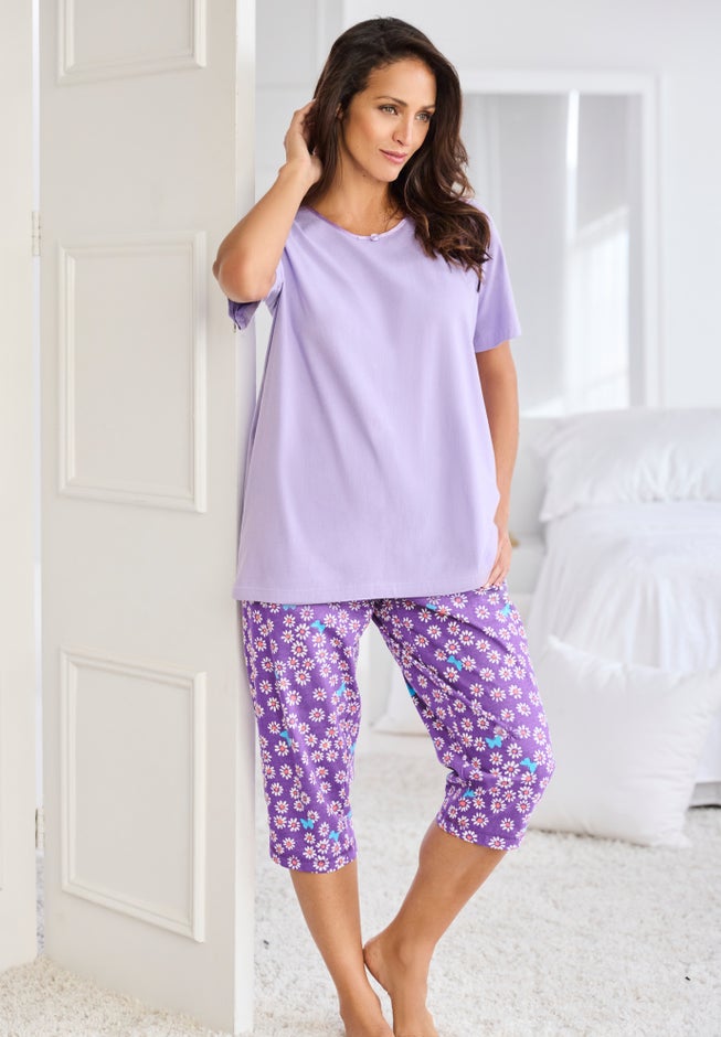 Knit Sleep Capri image number 6