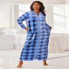 Plush Zip-Front Robe image number null