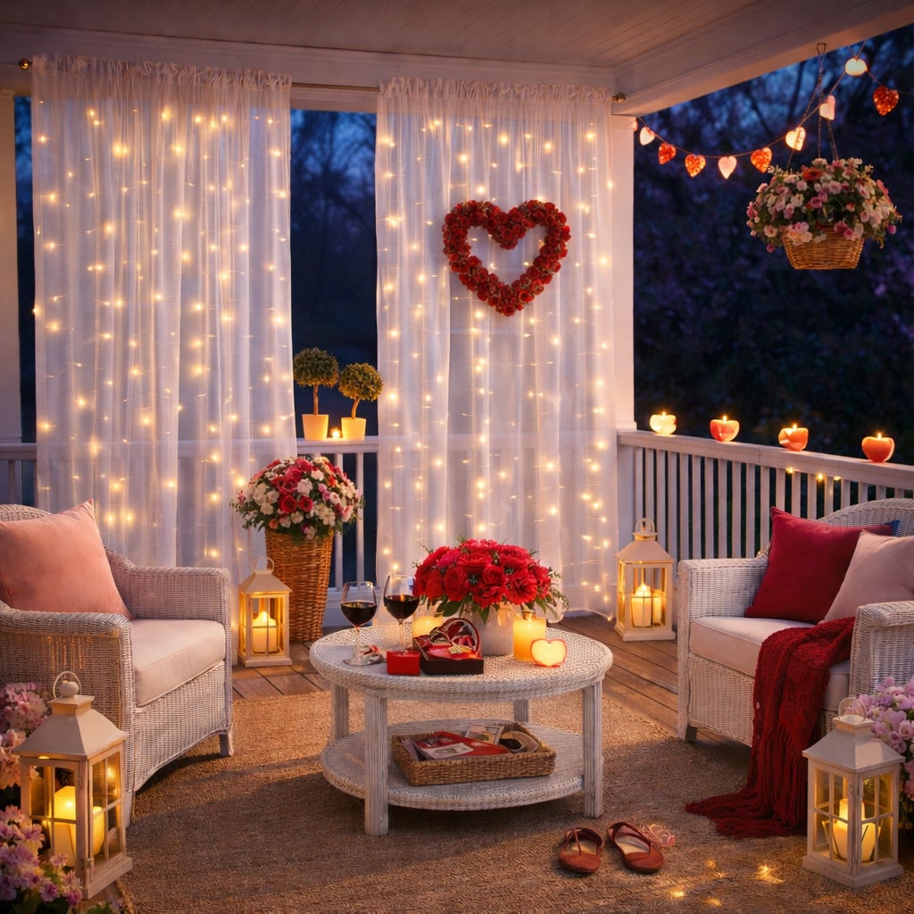 Pre-Lit Rod-Pocket Curtain Panel image number 9