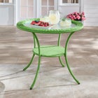 Roma All-Weather Resin Wicker Bistro Table image number null