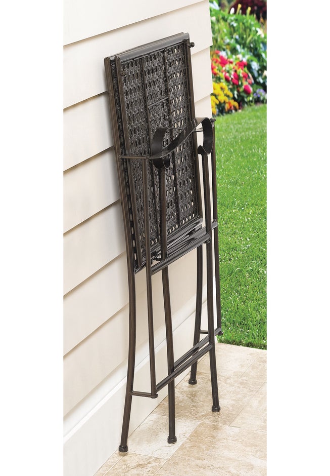 400 lbs. Weight Capacity Folding Chair with Cushion image number 2