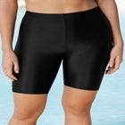High-Waist Full-Coverage Swim Bike Short image number null
