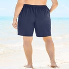 Taslon&reg; Cover Up Board Shorts with Built-In Brief image number null