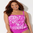 Bandeau Blouson Tankini Top image number null