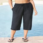 Taslon&reg; Cover Up Capri Pant image number null