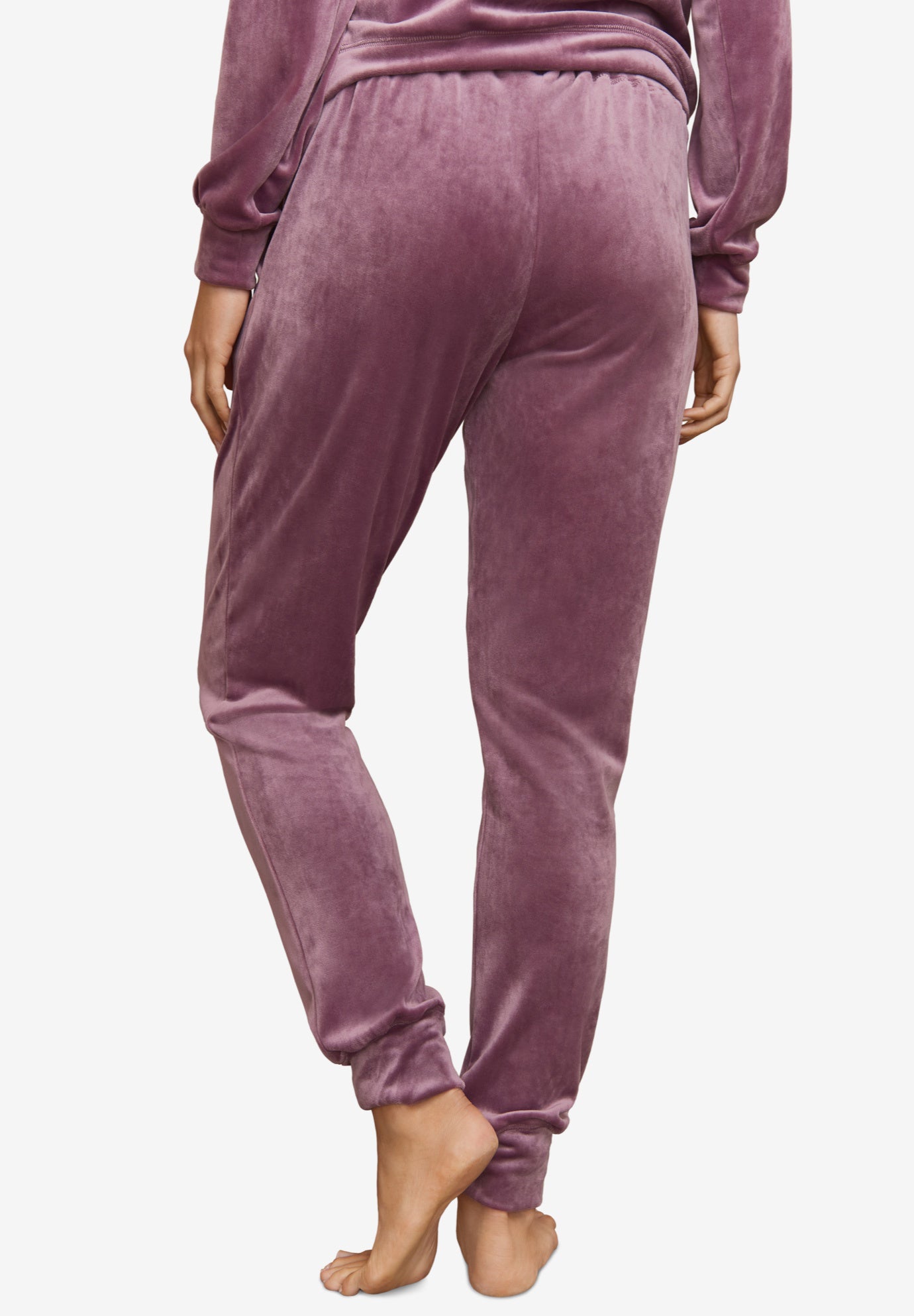 Stretch Velour Jogger Pull-on Pants image number 1