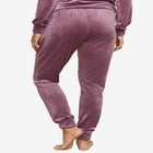 Stretch Velour Jogger Pull-on Pants image number null