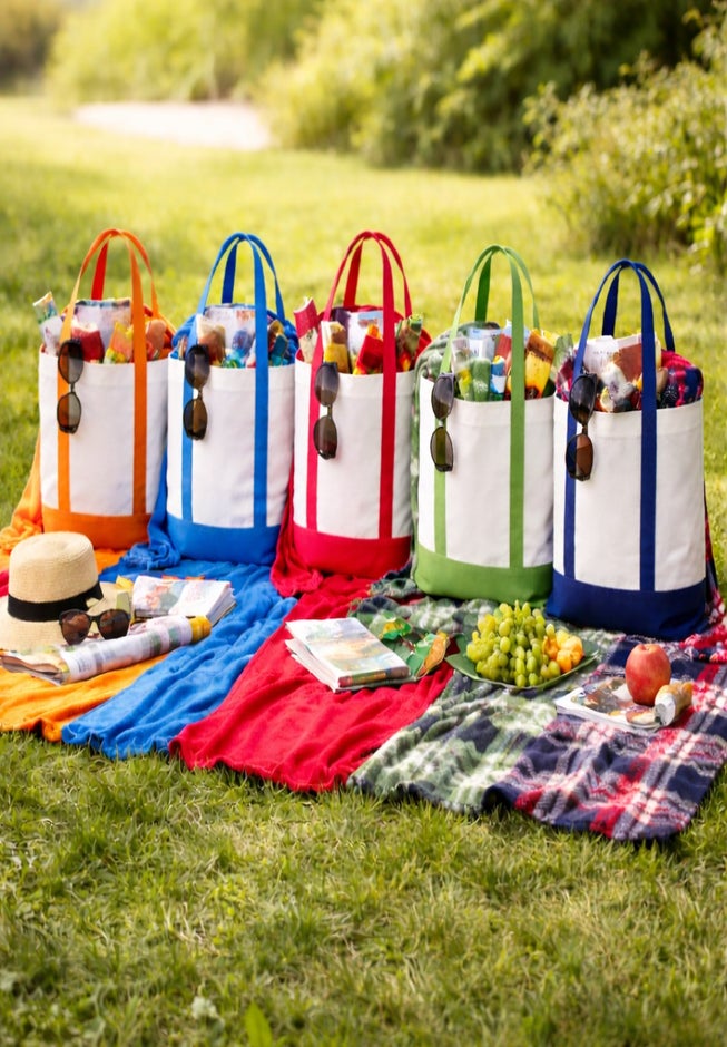 Tote Bag With Free Throw image number 1