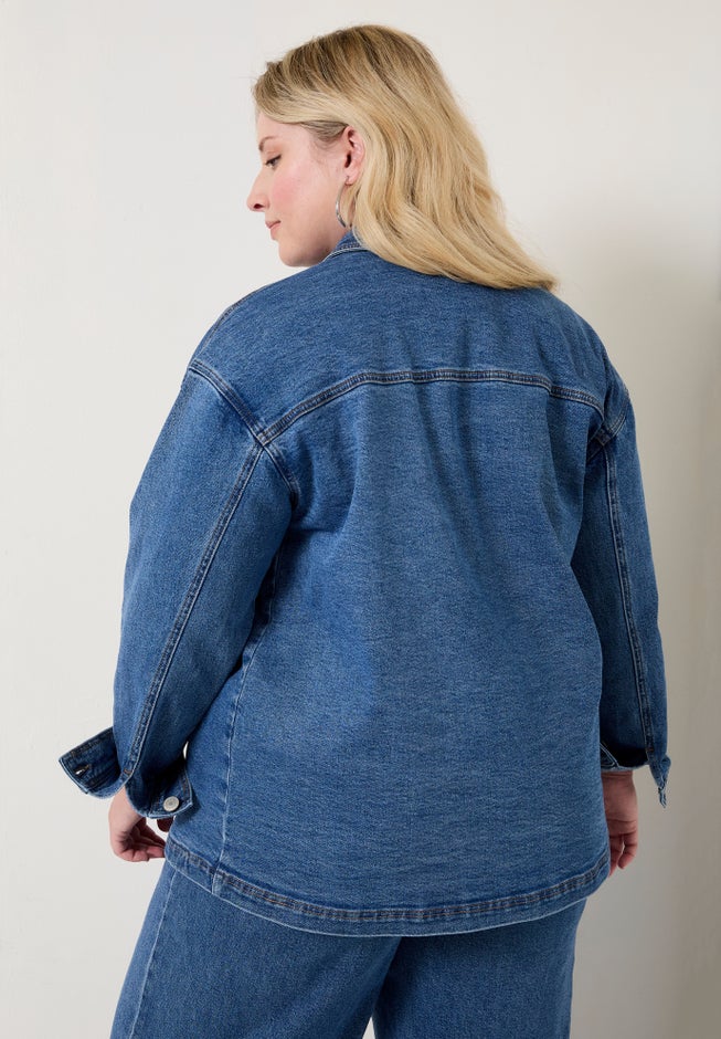 Denim Utility Jacket image number 1