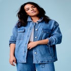 Denim Utility Jacket image number null