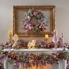 6&rsquo; Blush Christmas Garland image number null