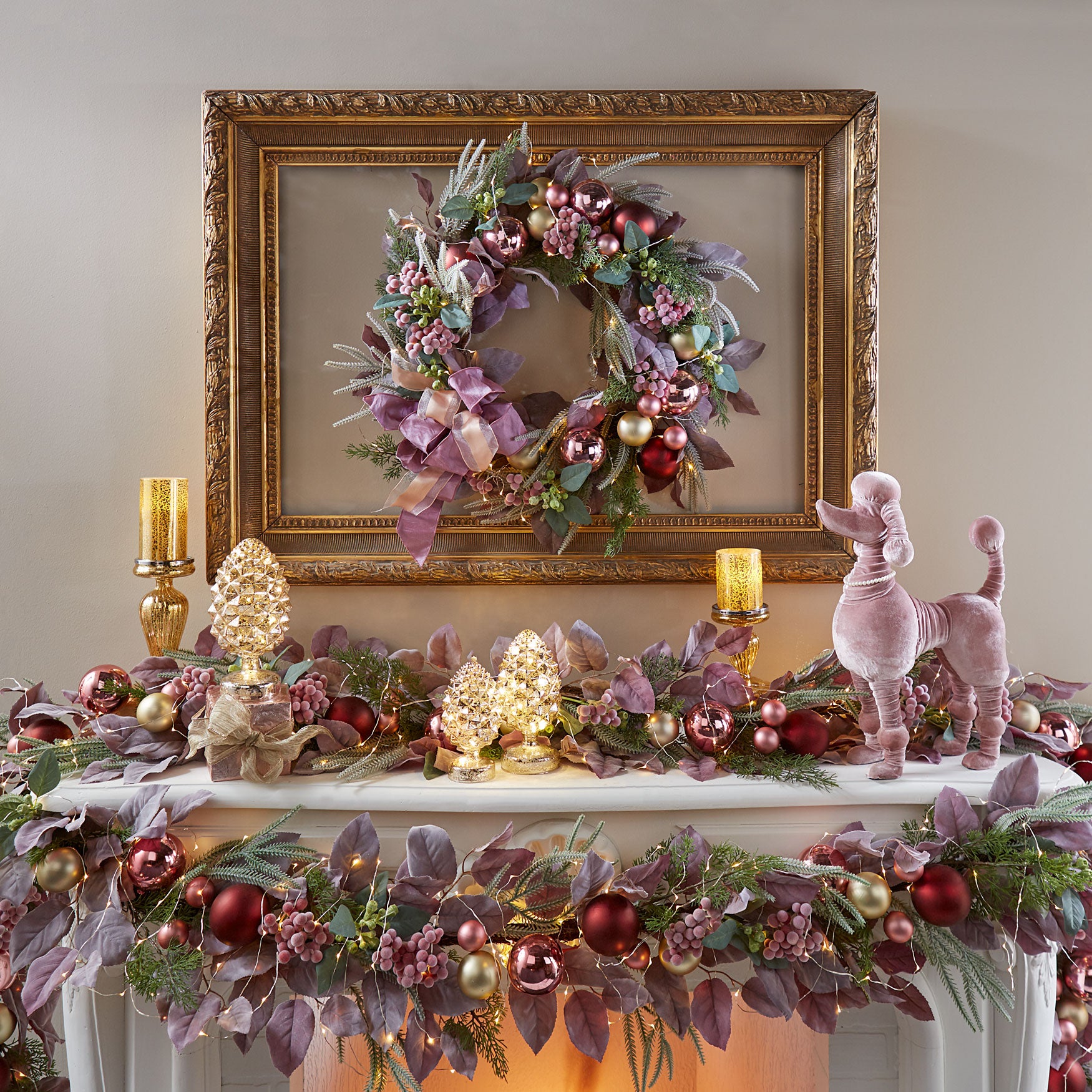 Blush Christmas Wreath image number 3