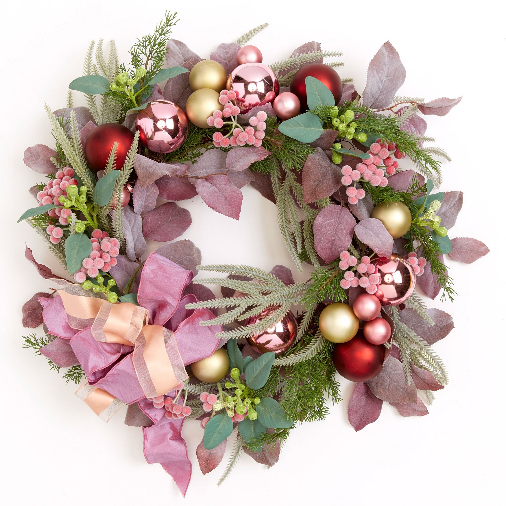 Blush Christmas Wreath image number 0