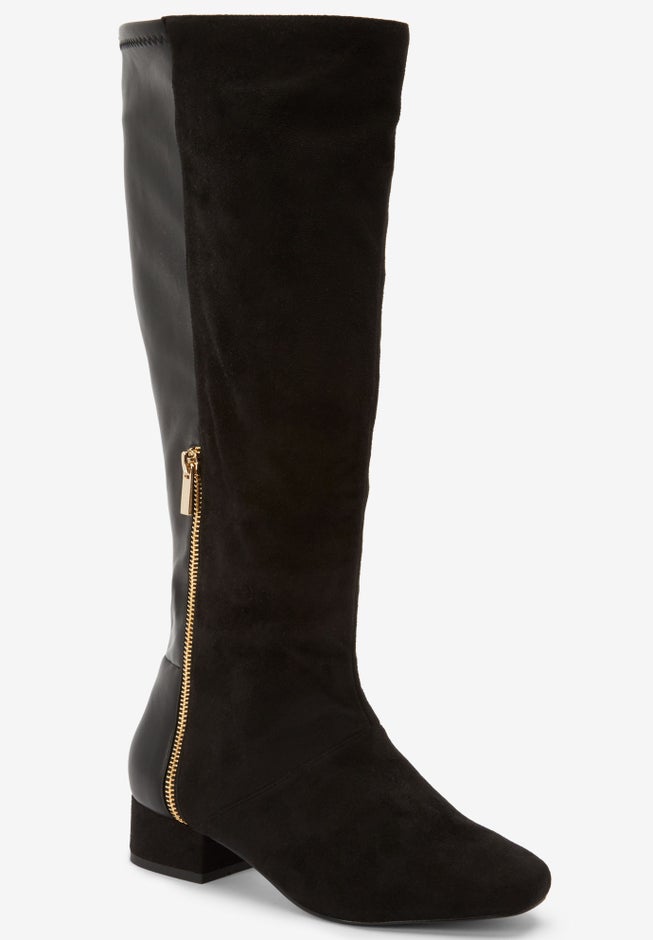 The Ivana Tall Wide Calf Boot By Comfortview image number 0