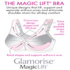 Glamorise&reg; Magic Lift&reg; Support Wireless Lace-Trimmed Bra 1000 image number null