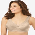 Glamorise&reg; Magic Lift&reg; Support Wireless Lace-Trimmed Bra 1000 image number null