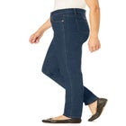 Straight-Leg Stretch Comfort Denim Five-Pocket Jeans image number null