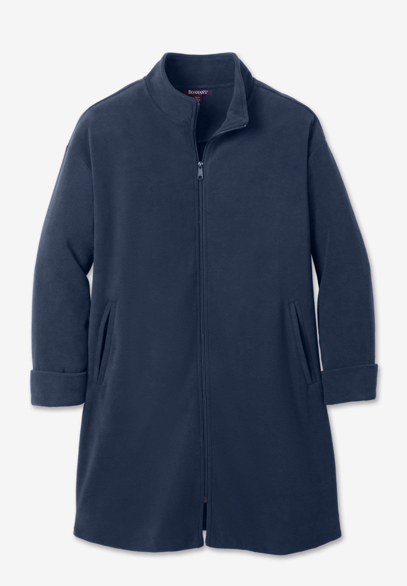 Plus Size Fleece Driving Coat image number 4