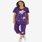 Starfish Tee and Capri Set image number null