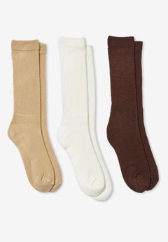 Ultra Plush Non-Binding 3-Pack Socks