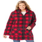 Hooded Fleece Coat image number null