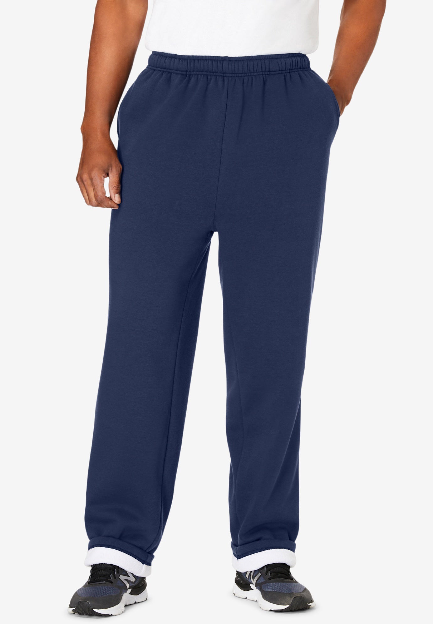 Sherpa Lined Full Elastic Sweatpants image number 0