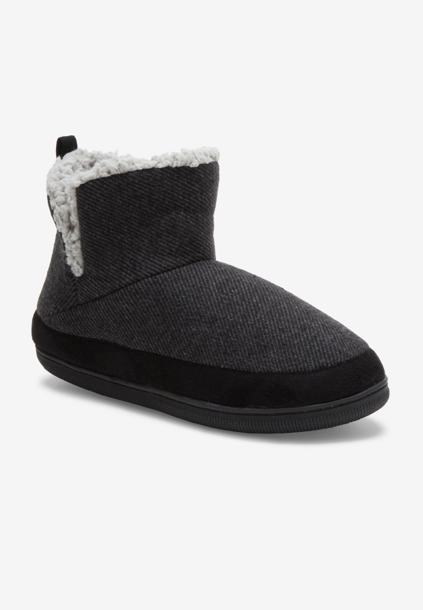 Sherpa Lined Comfort Slipper Boot image number 0