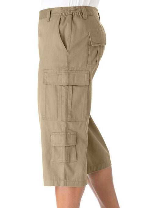 17" Side Elastic Cargo Shorts image number 4