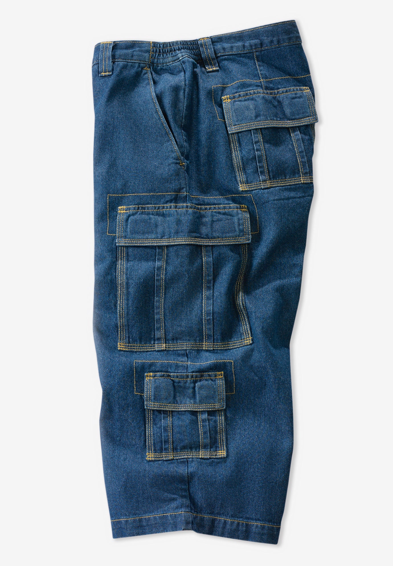 17" Side Elastic Cargo Shorts image number 5