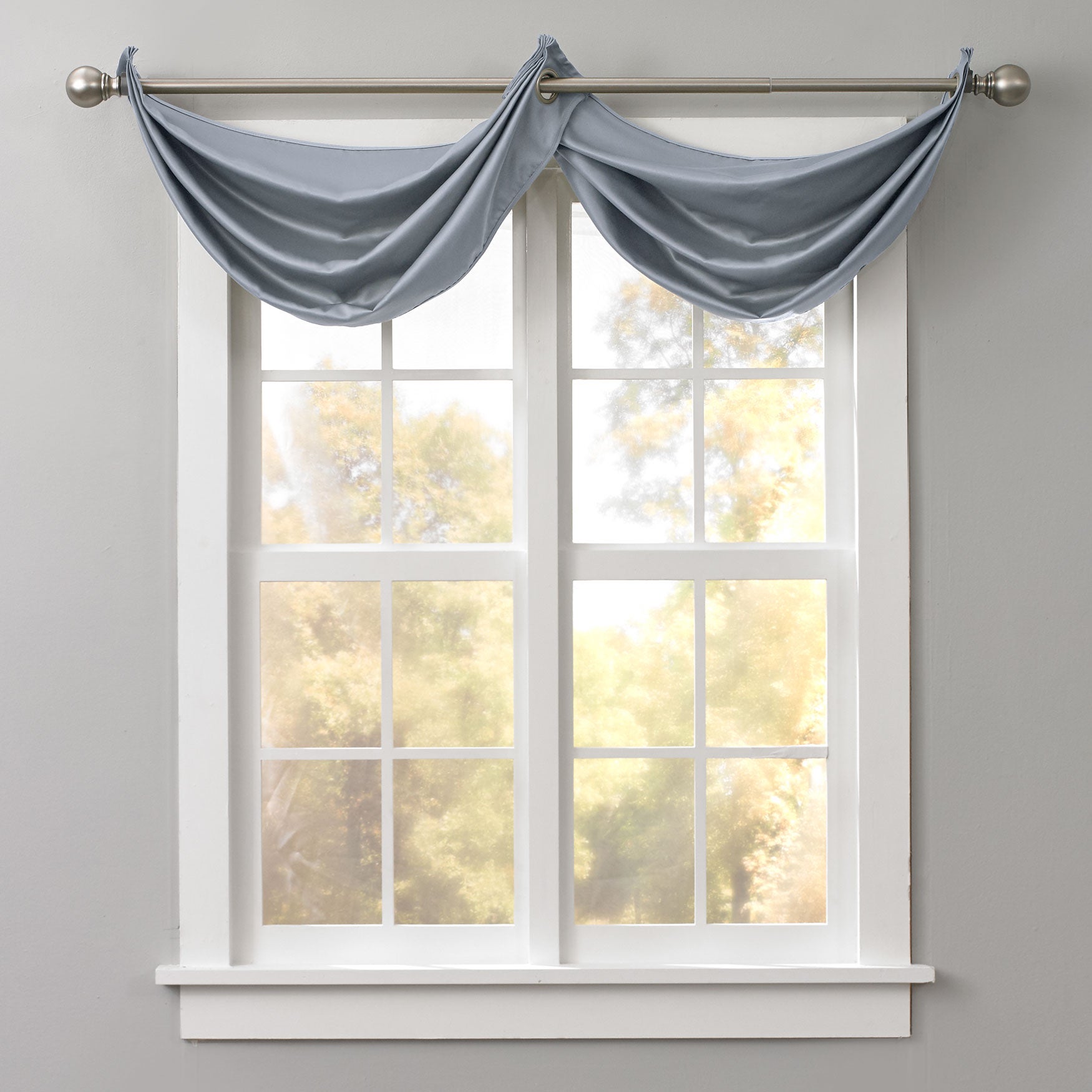 BH Studio Room-Darkening Waterfall Grommet Valance image number 0
