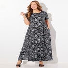 Scoopneck Maxi Dress image number null