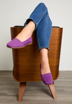 The Bethany Stretch Woven Slip On Flat