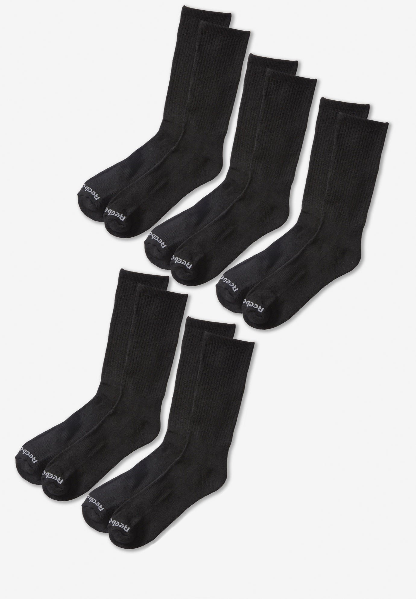 Reebok Crew Socks, 5-pack image number 0