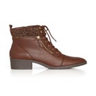 Rita Wide Width Brown Ankle Boot image number null