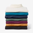 Ribbed Short Sleeve Turtleneck image number null