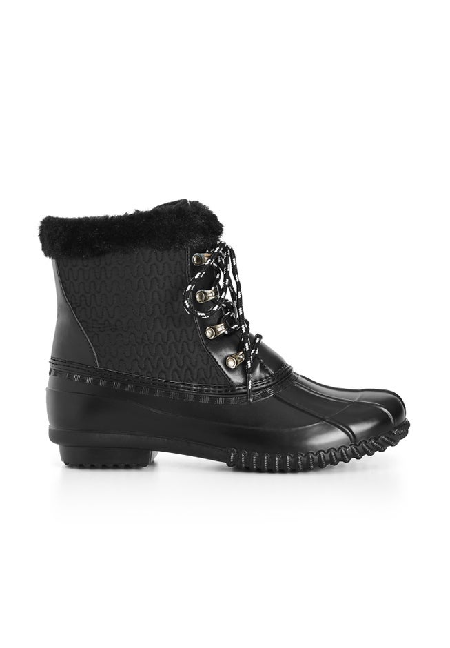 Ariah Cold Faux Fur Ankle Weather Boot image number null