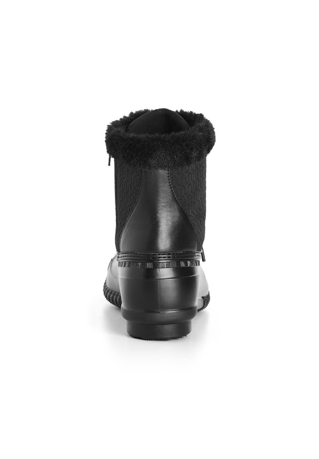 Ariah Cold Faux Fur Ankle Weather Boot image number null