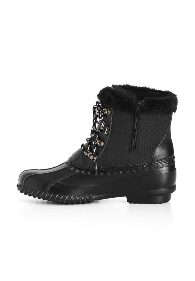Ariah Cold Faux Fur Ankle Weather Boot image number null