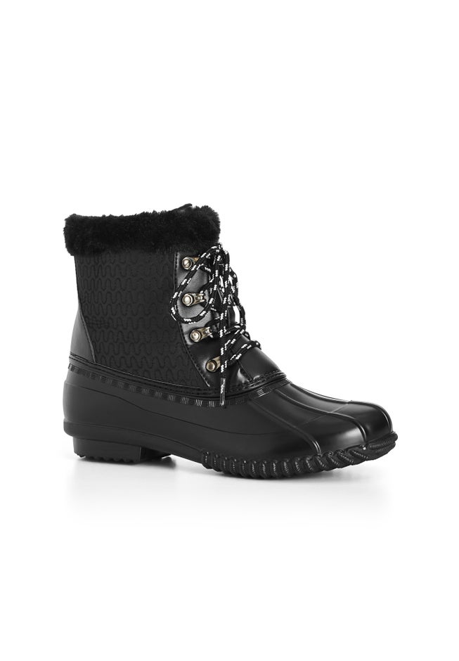 Ariah Cold Faux Fur Ankle Weather Boot image number null