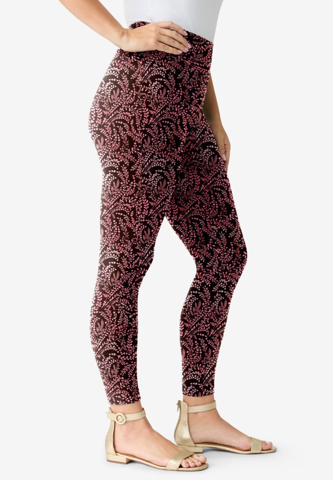 Plus Size Ankle Length Essential Stretch Legging image number 2