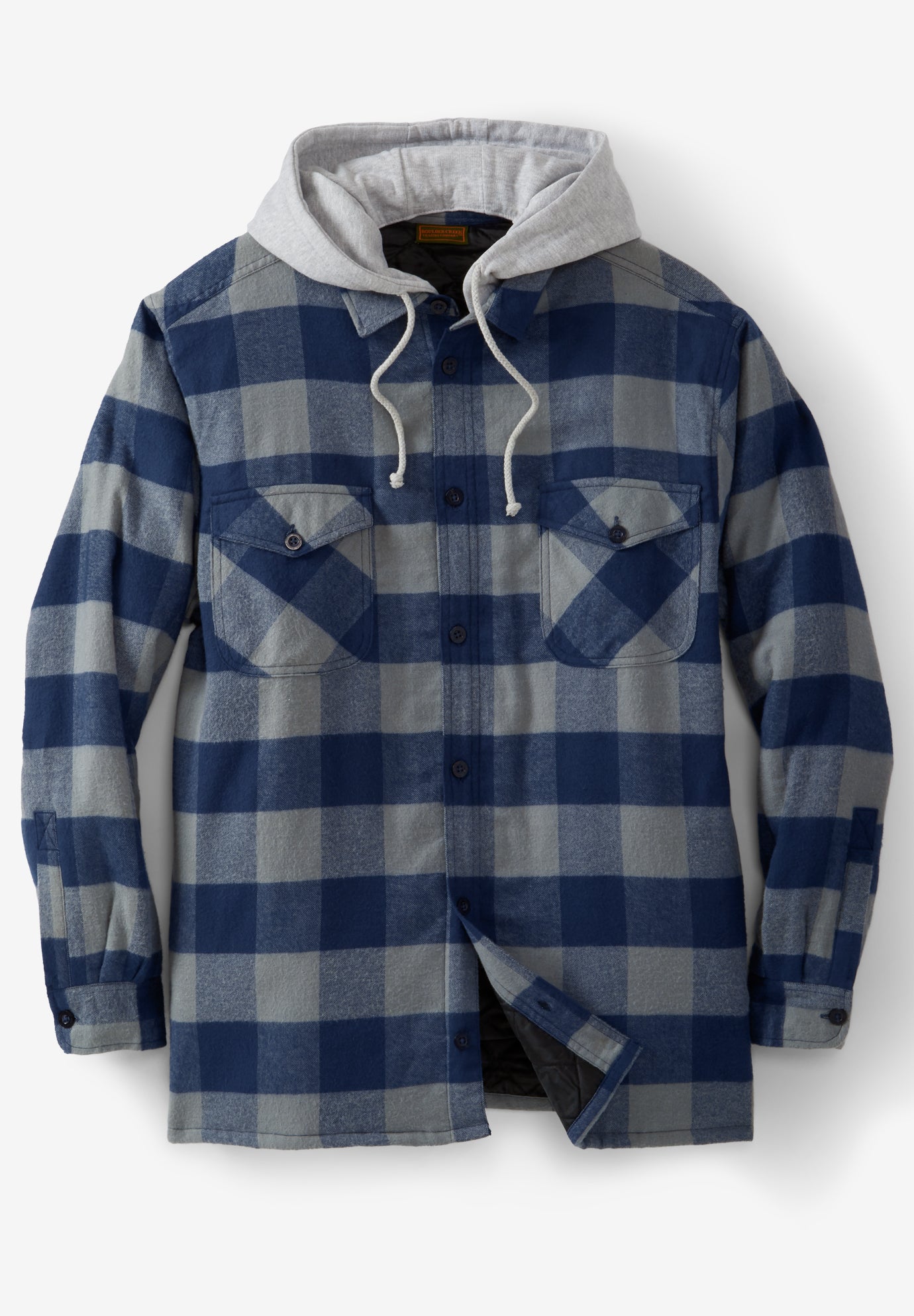 Removable Hooded Shirt Jacket image number 0