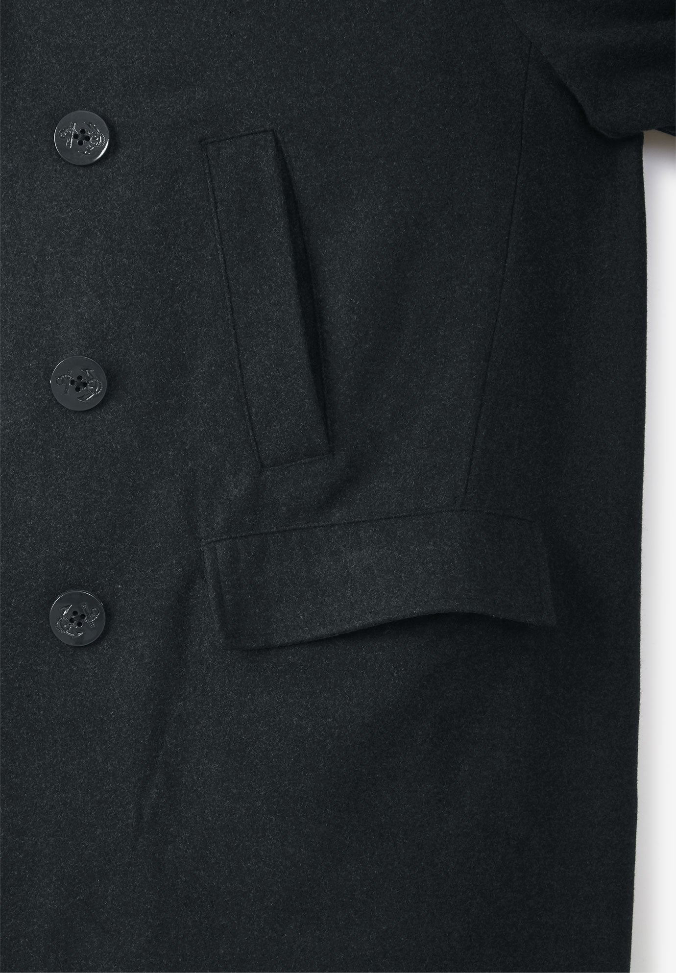 Double-Breasted Wool Peacoat image number 2
