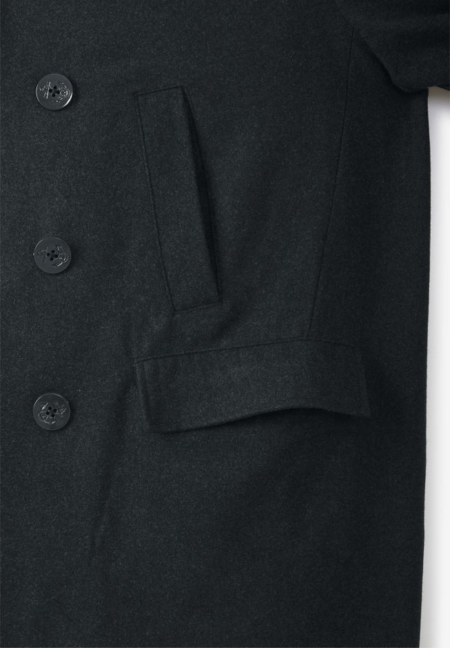 Double-Breasted Wool Peacoat image number 2