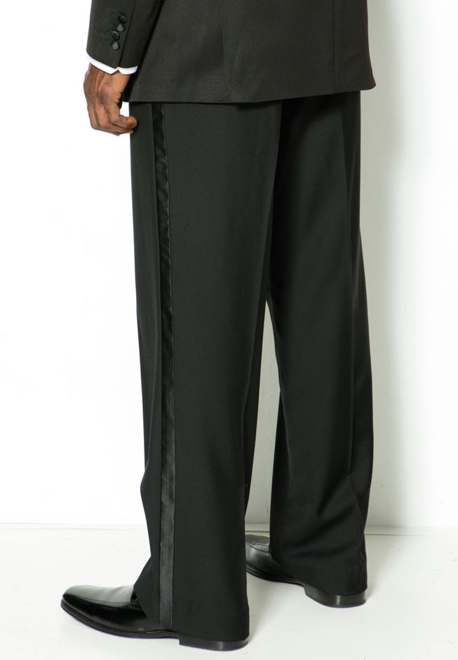 Plain Front Tuxedo Pants image number 1