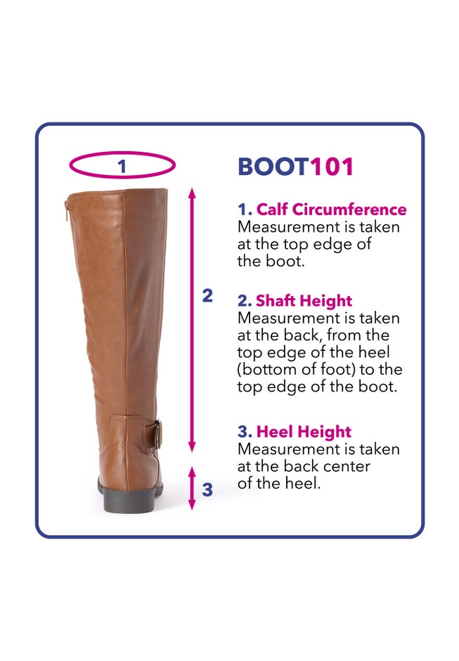 The Janis Tall Regular Calf Leather Boot By Comfortview image number 6